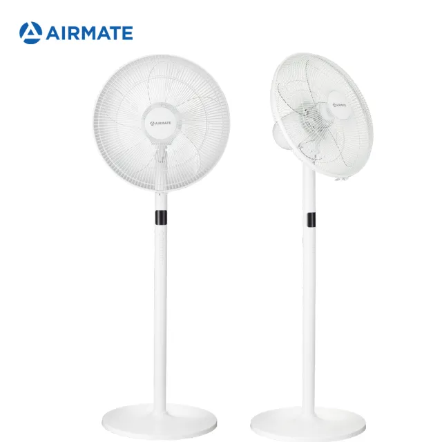 【AIRMATE 艾美特】16吋DC節能遙控立地電扇(固定高度免彎腰)