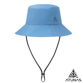 【ATUNAS 歐都納】中性款GORE-TEX防風防水透氣休閒漁夫帽(A1AHHH07N墨藍/遮陽/防曬抗UV/戶外旅遊)