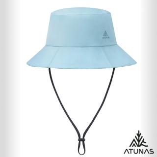 【ATUNAS 歐都納】中性款GORE-TEX防風防水透氣休閒漁夫帽(A1AHHH07N霧藍/遮陽/防曬抗UV/戶外旅遊)