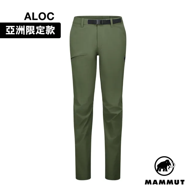 【Mammut 長毛象】Aegility Pants AF Men 日系機能舒適靈活防潑水長褲 深沼澤綠 男款 #1022-02221
