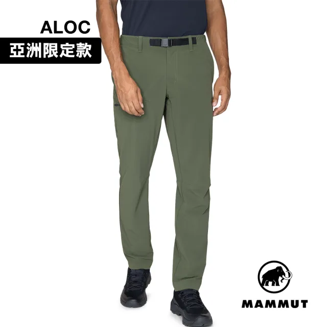【Mammut 長毛象】Aegility Pants AF Men 日系機能舒適靈活防潑水長褲 深沼澤綠 男款 #1022-02221