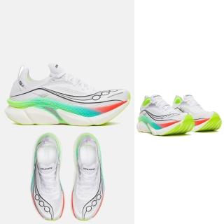 【SAUCONY 索康尼】ENDORPHIN ELITE 3 男款 路跑鞋 S100981-1021 流動白 碳纖維板 競速 馬拉松