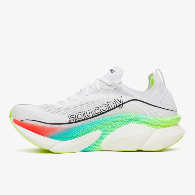 【SAUCONY 索康尼】ENDORPHIN ELITE 3 男款 路跑鞋 S100981-1021 流動白 碳纖維板 競速 馬拉松