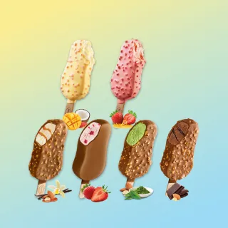 【Haagen-Dazs 哈根達斯】mo獨家 寵愛雪糕15入組(新品上市 水果派對)