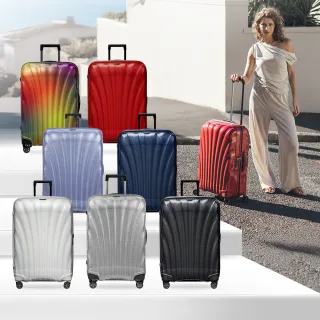 【Samsonite 新秀麗】30吋 C-LITE 強韌超輕量Curv大容量頂級行李箱/旅行箱/貝殼箱(多色可選)