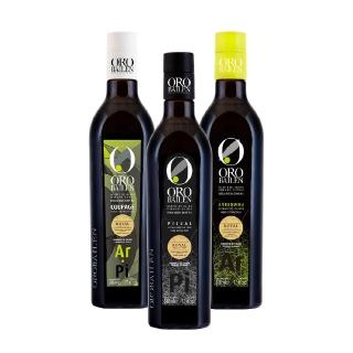 【Oro Bailen 皇嘉】特級冷壓初榨橄欖油 超值3入組(生飲首選/低油酸/多國大獎)