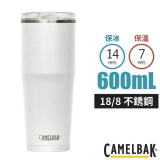 【CAMELBAK】Thrive Tumble 18/8 防漏不鏽鋼雙層真空保溫杯600ml(保冰).水杯 /CB2845101060 經典白