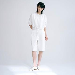【giordano ladies】26SS 彈性材質百慕達短褲(02406006)