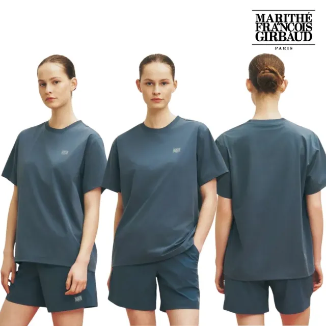 【MARITHE FRANCOIS GIRBAUD】官方旗艦 MARITHE SPORT經典LOGO梭織短袖上衣(多款任選)