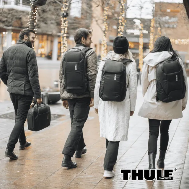 【Thule 都樂】Accent 背包 20L 黑色 (週年慶/露營/旅行/收納)