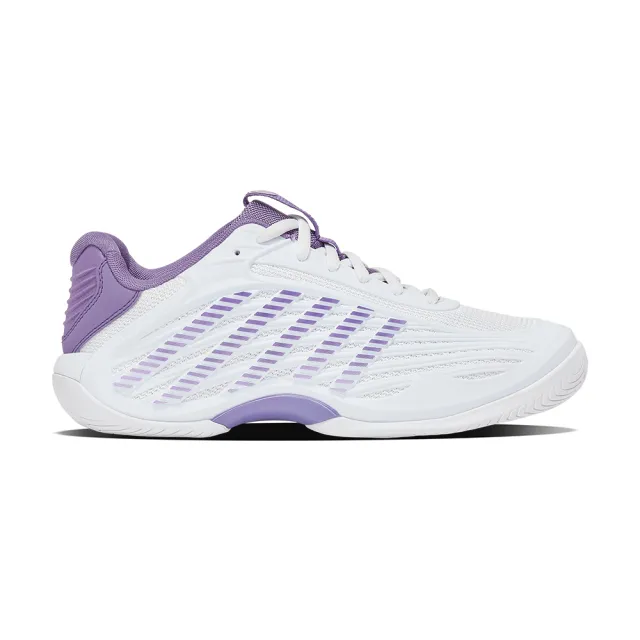 【K-SWISS】輕量透氣專業網球鞋 HYPERCOURT EXPRESS 3 運動 匹克球 女鞋 白紫色 94603-160-M