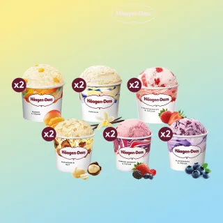 【Haagen-Dazs 哈根達斯】冰淇淋雪糕或迷你杯100mlx12入 口味任選(熱賣口味 歡樂派對)