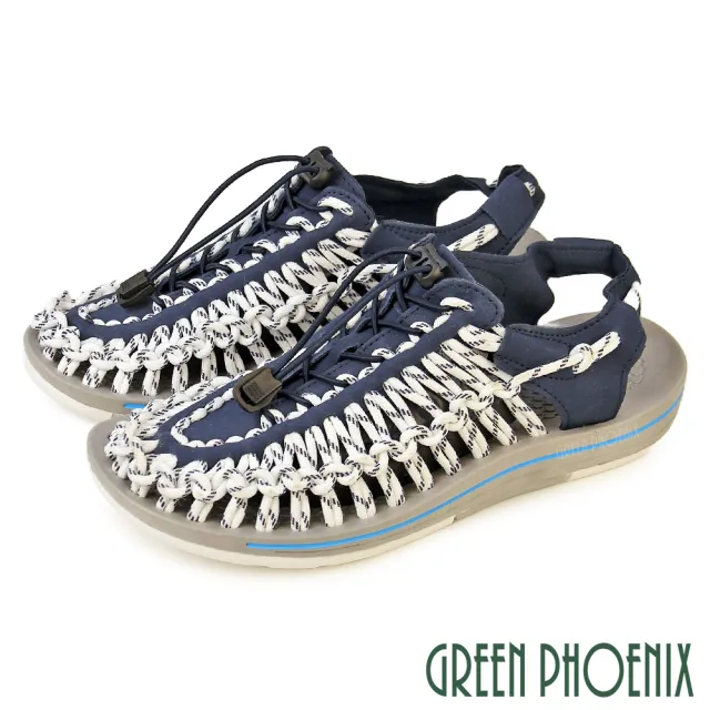 【GREEN PHOENIX 波兒德】男女 情侶 涼鞋 溯溪鞋 手工 編織 水陸 戶外(35-46)
