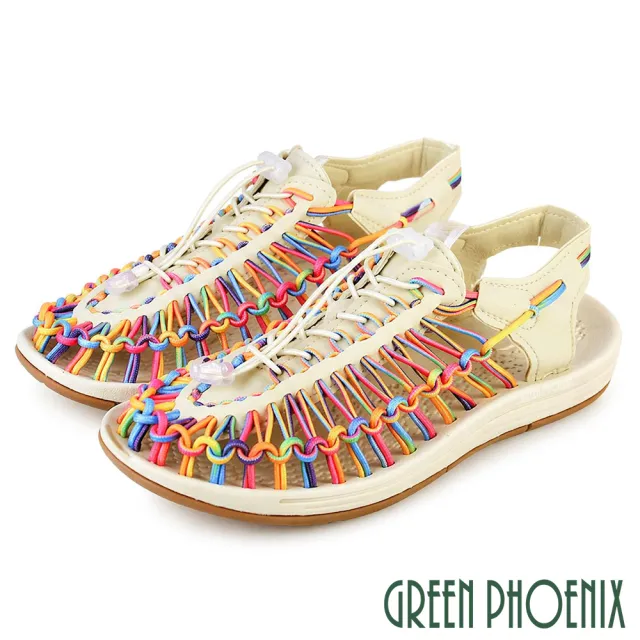 【GREEN PHOENIX 波兒德】男女 情侶 涼鞋 溯溪鞋 手工 編織 水陸 戶外(35-46)