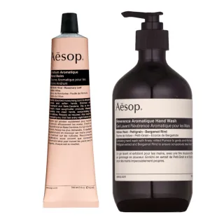 【Aesop】芳香手護組(手部清潔露500ml+護手霜75ml)