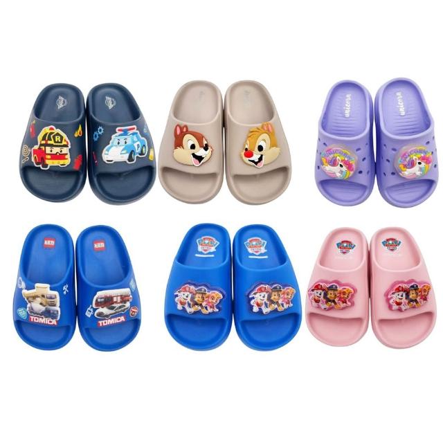 台灣製卡通拖鞋 多款可選 波力 奇奇蒂蒂 TOMICA 電燈拖鞋