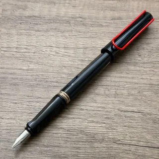 【LAMY】JOY喜悅系列 鋼筆 黑桿紅夾