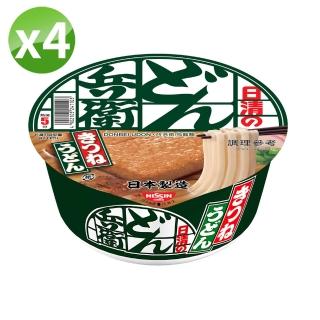【NISSIN 日清】咚兵衛油豆腐烏龍麵x4入組(95gx4入)