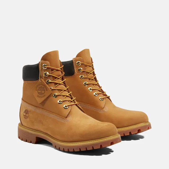【Timberland】男款小麥色Timberland☆ Premium經典防水6吋黃靴(10061713)