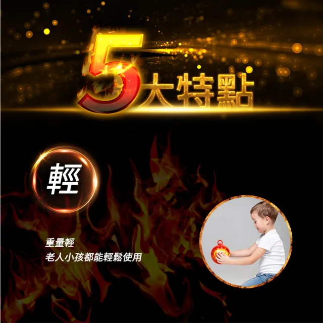 滅火彈 500克 滅火球 消防球 消防設備 有吊耳 家用滅火 208-SFH500H(乾粉滅火球 消防警報)
