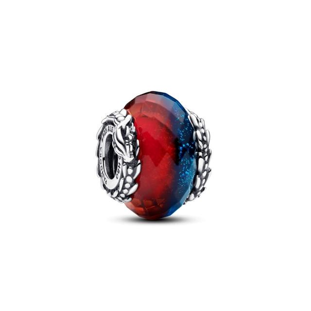 【Pandora 官方直營】《冰與火之歌：權力遊戲》雙色 Murano 琉璃串飾-絕版品