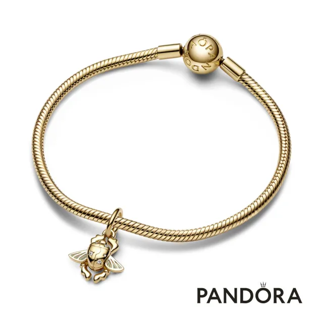 【Pandora 潘多拉】迪士尼《阿拉丁》金甲蟲造型吊飾