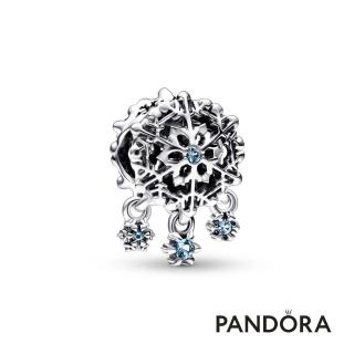 【Pandora 潘多拉】冰冷雪花墜飾串飾-絕版品
