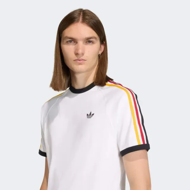 【adidas 愛迪達】3s Tee 男 T恤 運動上衣 休閒短袖 白 亞版(KC8639)