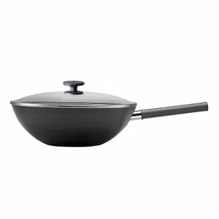 【ZWILLING 德國雙人】SILVER IRON 銀光無塗層不易鏽中式鐵炒鍋30cm-新舊包裝隨機(德國雙人牌集團官方直營)