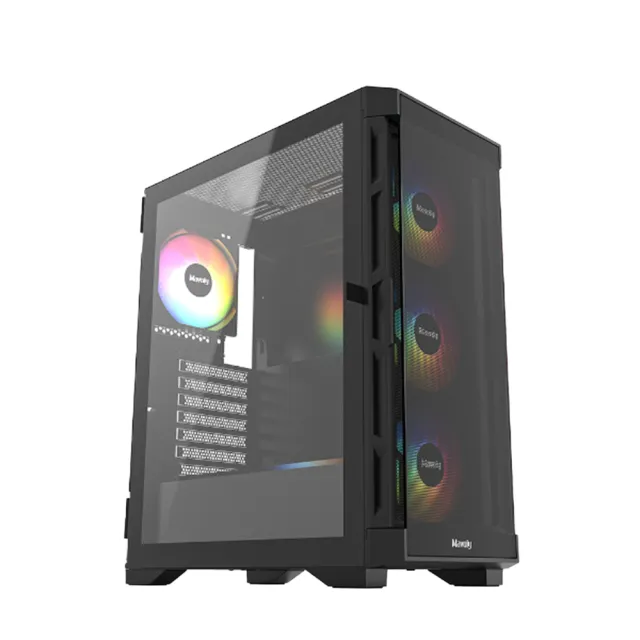 【華碩平台】R5 六核 RTX 5050 Win11 {擬聲V W}塔扇電競機(R5-9600X/B650/32G D5/1TB)