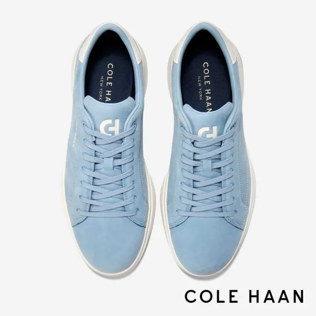 【Cole Haan】GRANDPRO TENNIS 2.0 SNEAKERS 真皮休閒鞋 男款寬楦 水藍色(C43971)
