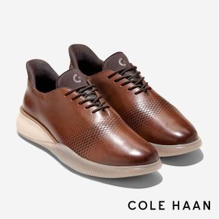 【Cole Haan】6.ZG LASER QUICK-ON OXFORDS 雷射打孔牛津鞋 男款寬楦 木質棕(C42829)