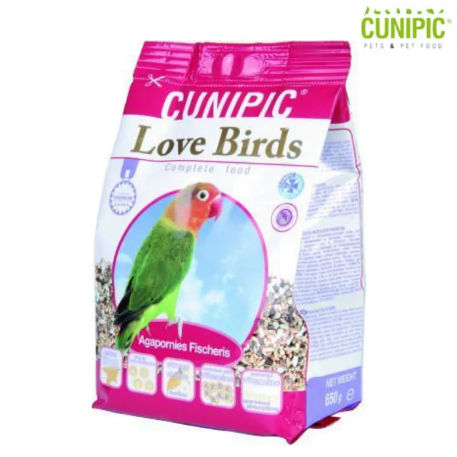 【CUNIPIC】中小型鸚鵡飼料 650g*3包組(鳥類飼料)