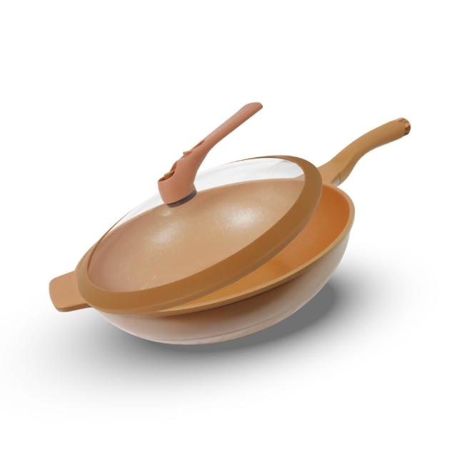 【SILWA 西華】晨曦萬用不沾炒鍋32cm(含蓋)