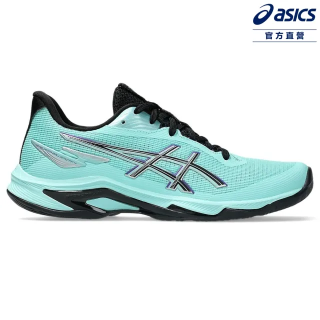 【asics 亞瑟士】NETBURNER BALLISTIC FF 4 女款 SHINE PACK 排球鞋 匹克球 1052A094-400