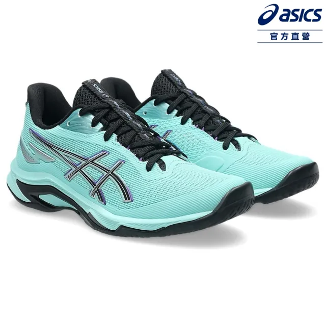 【asics 亞瑟士】NETBURNER BALLISTIC FF 4 女款 SHINE PACK 排球鞋 匹克球 1052A094-400