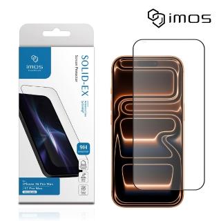 【iMos】Apple iPhone 17 Pro Max / 16 Pro Max 6.9吋 2.5D高透9H超細黑邊康寧玻璃貼(AGbc)