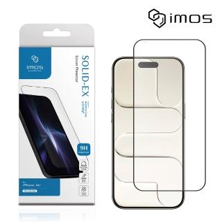 【iMos】Apple iPhone Air 6.5吋 2.5D高透9H超細黑邊康寧玻璃貼(AGbc)