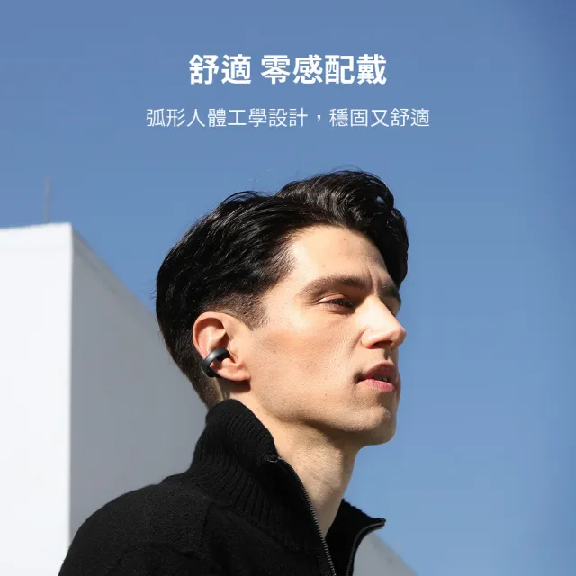 【soundcore】AeroClip 開放式藍牙耳夾耳機(潮流發聲 享樂無界)