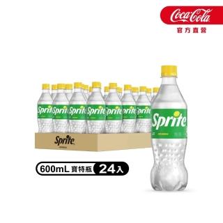 【Sprite 雪碧】寶特瓶600mlx2箱(共48入 TQF微笑標章)