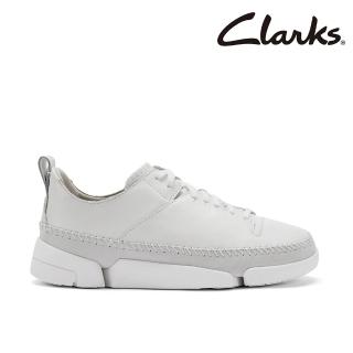 【Clarks】男鞋 三瓣鞋2.0 Trigenic2 Tact手工縫線工藝設計輕盈寬楦休閒鞋(CLM80736C)