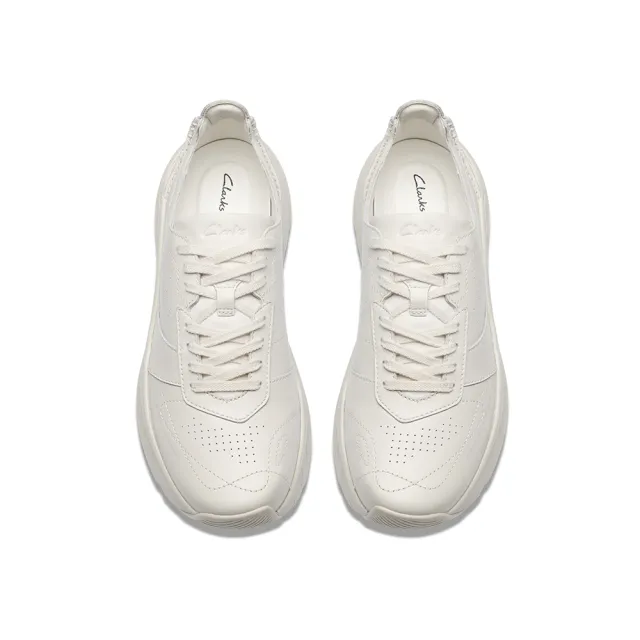 【Clarks】男鞋 微風跑 Zeph Run Joy.全皮面厚底運動休閒鞋 運動鞋(CLM84560C)