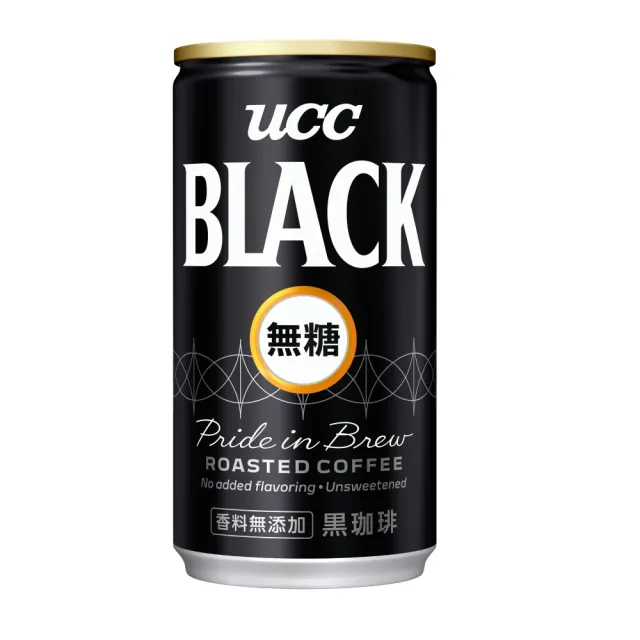 【UCC】BLACK無糖咖啡185gx30入/箱