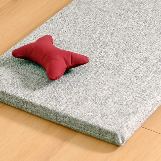 【Embrace 英柏絲】90x60cm 耐用寵物床墊 表布可拆洗 告別冰冷地板 寵物睡墊 附小骨頭枕 L大(狗狗睡墊)