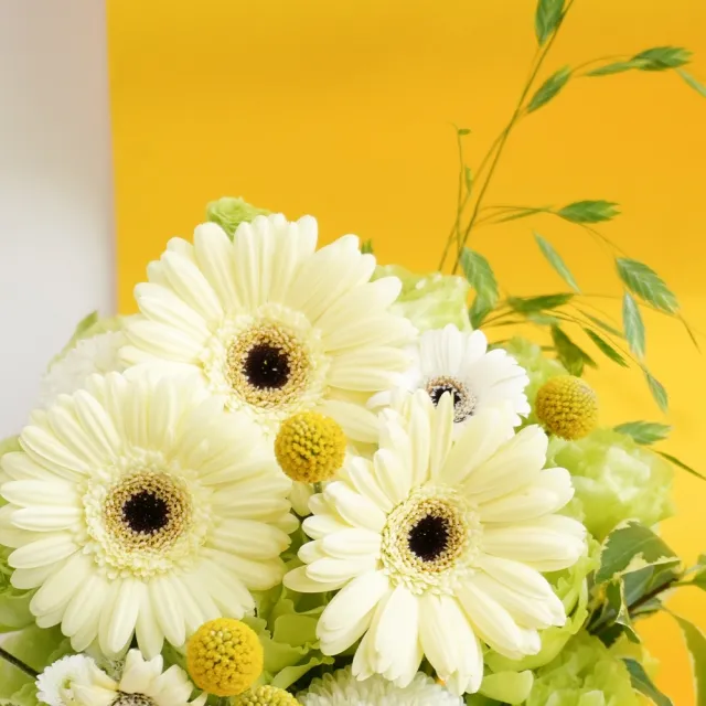 【CNFlower 西恩】O! Balloon聯名款 青春飛揚-氣球花禮 黃色系(鮮花/驚喜/祝福)
