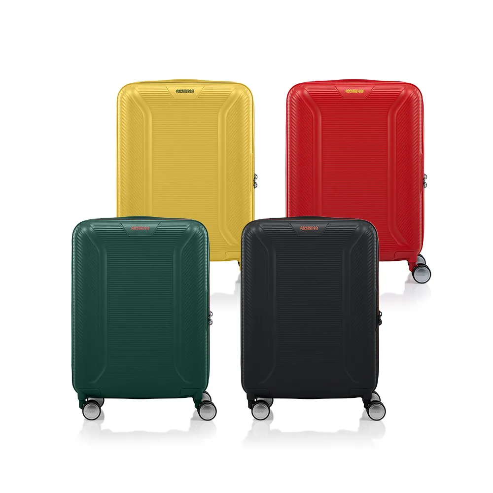【AMERICAN TOURISTER 美國旅行者】20吋 ROBOTECH 2:8前開式/上掀式輕量PC行李箱/旅行箱/登機箱(多色可選)
