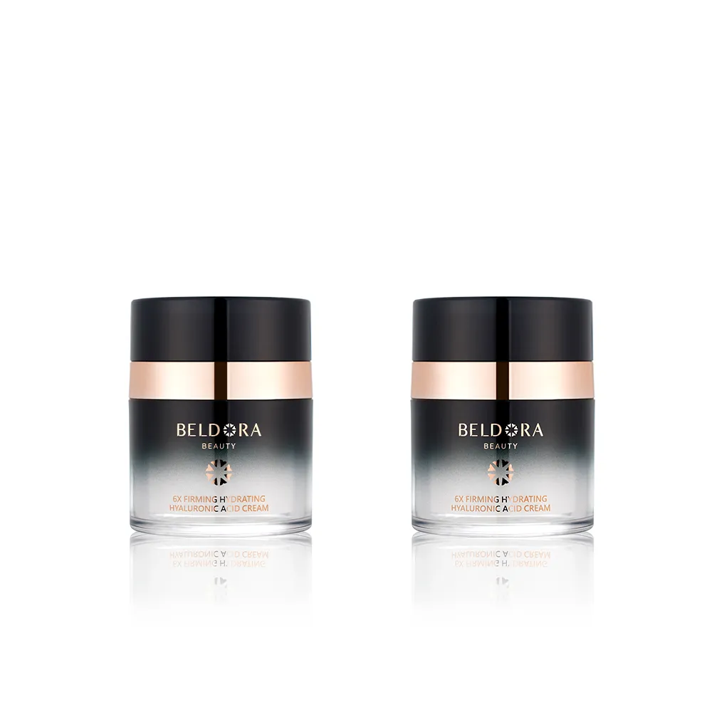 【BELDORA 蓓朵娜】6X玻尿酸彈潤滋養霜(六重奏玻尿酸保濕霜30g 醫美術後及敏弱肌適用)2入