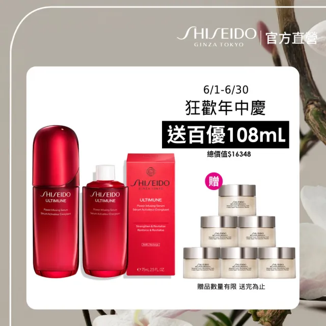 【SHISEIDO 資生堂國際櫃】小紅瓶肌底修護補給組(小紅瓶/精華液/保濕/抗老/修護/美容課程後可以使用)