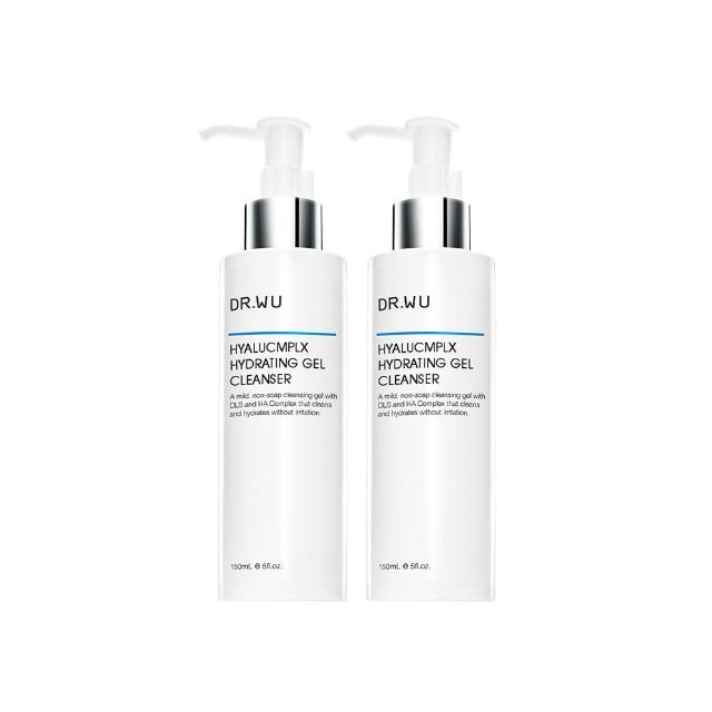 【DR.WU 達爾膚】玻尿酸保濕潔顏凝露150ML(2入組)