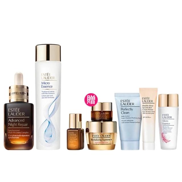 【Estee Lauder 雅詩蘭黛】特潤超導全方位修護露50ml+原生露/櫻花版200ml(精華液/化妝水)
